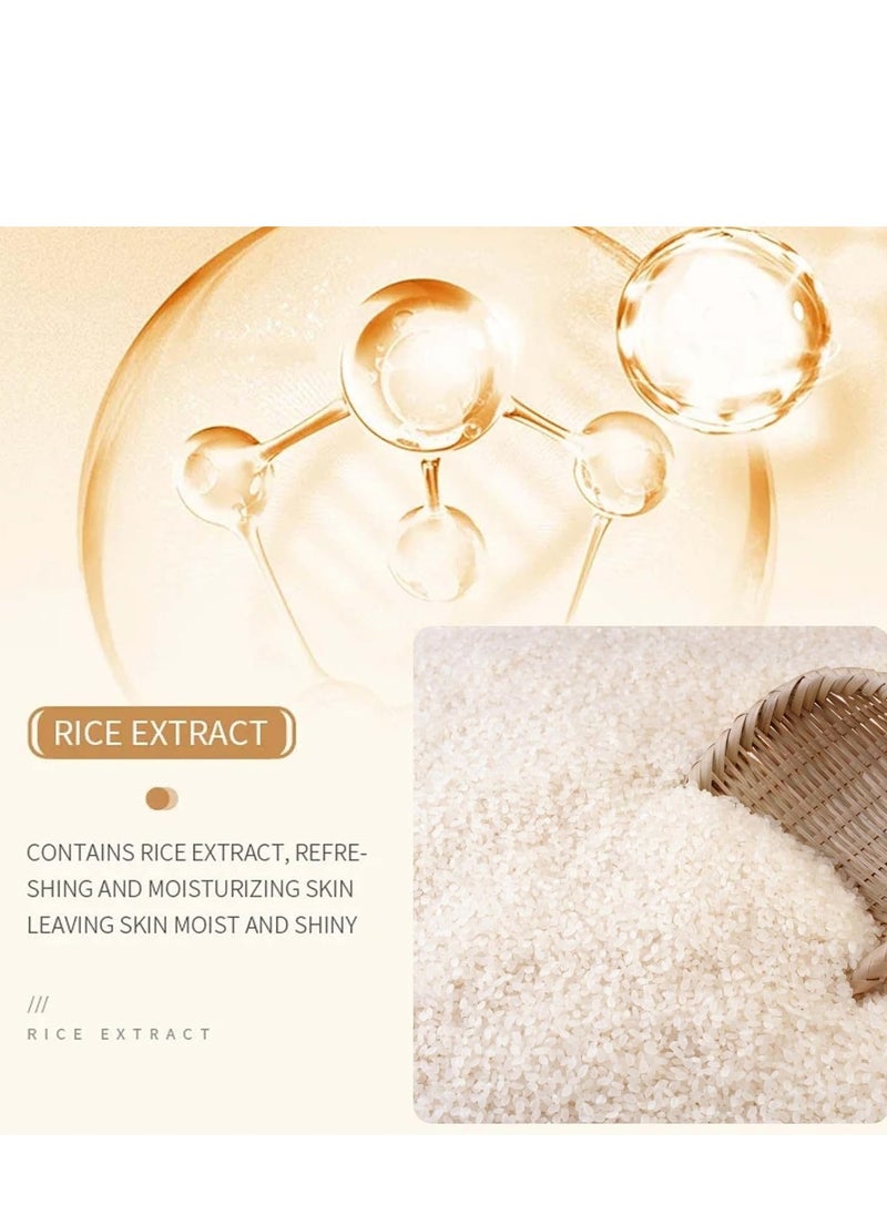 Rice Pure Essential Toner Brightens Skin toner Relieves Dryness Anti Wrinkle and Hydrating 120ml