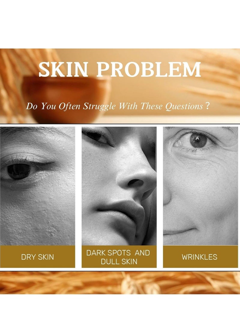 Rice Pure Essential Toner Brightens Skin toner Relieves Dryness Anti Wrinkle and Hydrating 120ml
