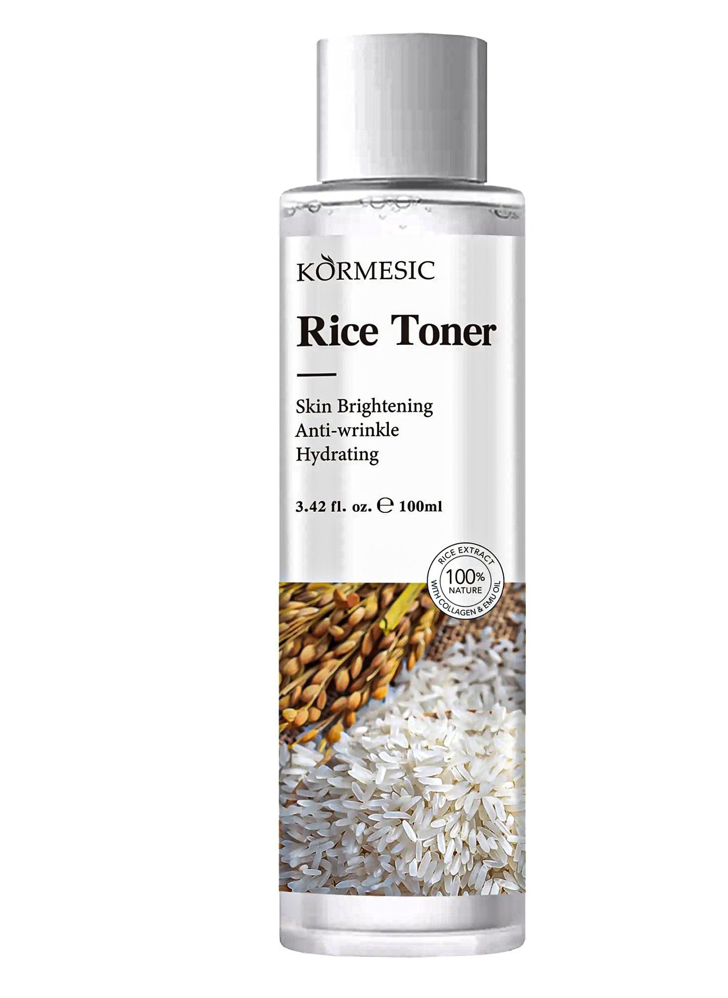 Rice Pure Essential Toner Brightens Skin toner Relieves Dryness Anti Wrinkle and Hydrating 120ml - https://f.nooncdn.com/p/pzsku/Z667DD22117103AD8EF6CZ/45/_/1736588899/49f527b1-c740-4516-b9d5-36af4938472c.jpg?format=jpg&width=original