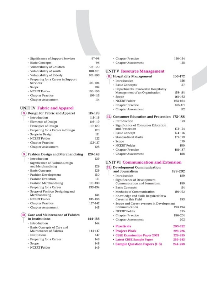 null - All In One Class 12th Home Science for CBSE Exam 2024 - Image 1