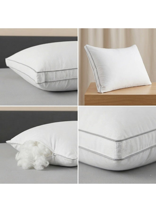 Hotel pillow, 100% natural cotton, soft texture - Image 1