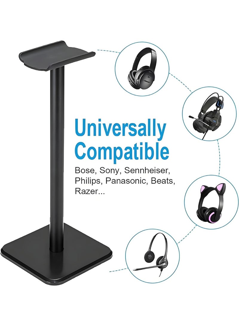 Modern Design Headphone Holder Stand Black - Image 1