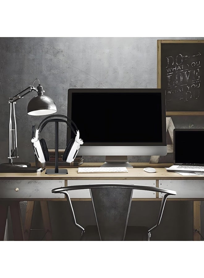 Modern Design Headphone Holder Stand Black - Image 5