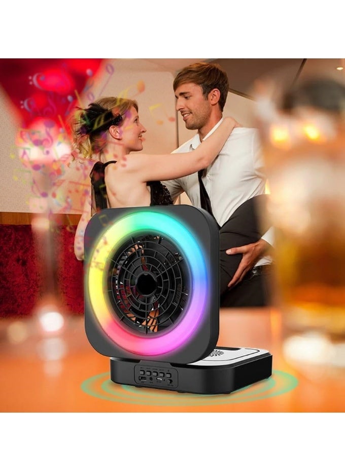 Wireless Bluetooth speaker with a mini fan and USB port - Image 5