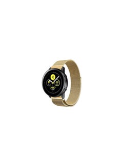 CATANES Samsung Galaxy Watch Active / Active2 / Galaxy Watch 4 / Watch 4 Classic Milanese Stainless Steel Band 20mm Replacement Strap Gold  - Image 2