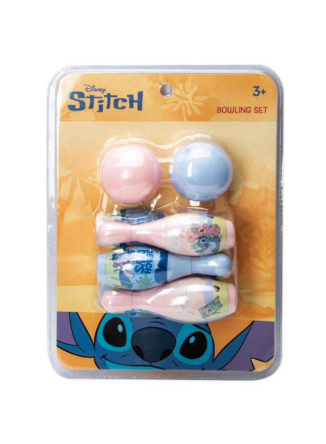 ديزني مجموعة البولينج للأطفال من ستيتش 6 قطع - ألعاب داخلية وخارجية وهدايا - Image 1