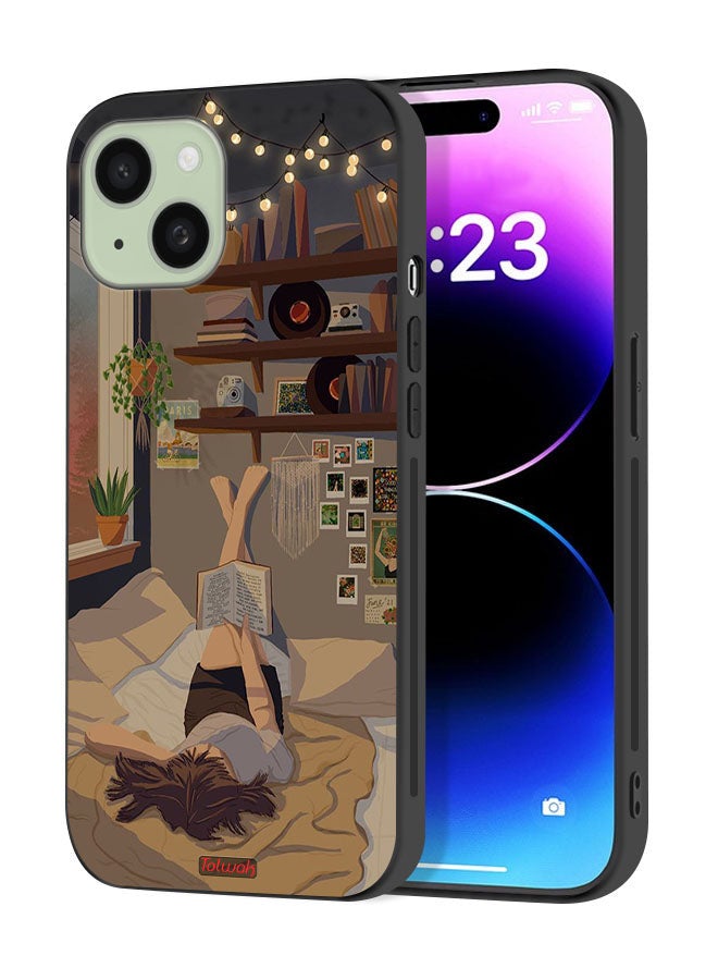 Tolwak Apple iPhone 15 Plus Protective Case Cover Studying Art - Image 1