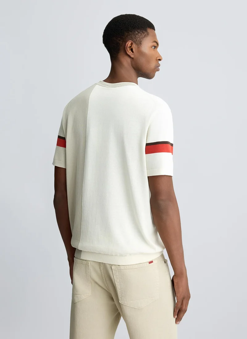 ليو جو تيشيرت محبوك رمادي