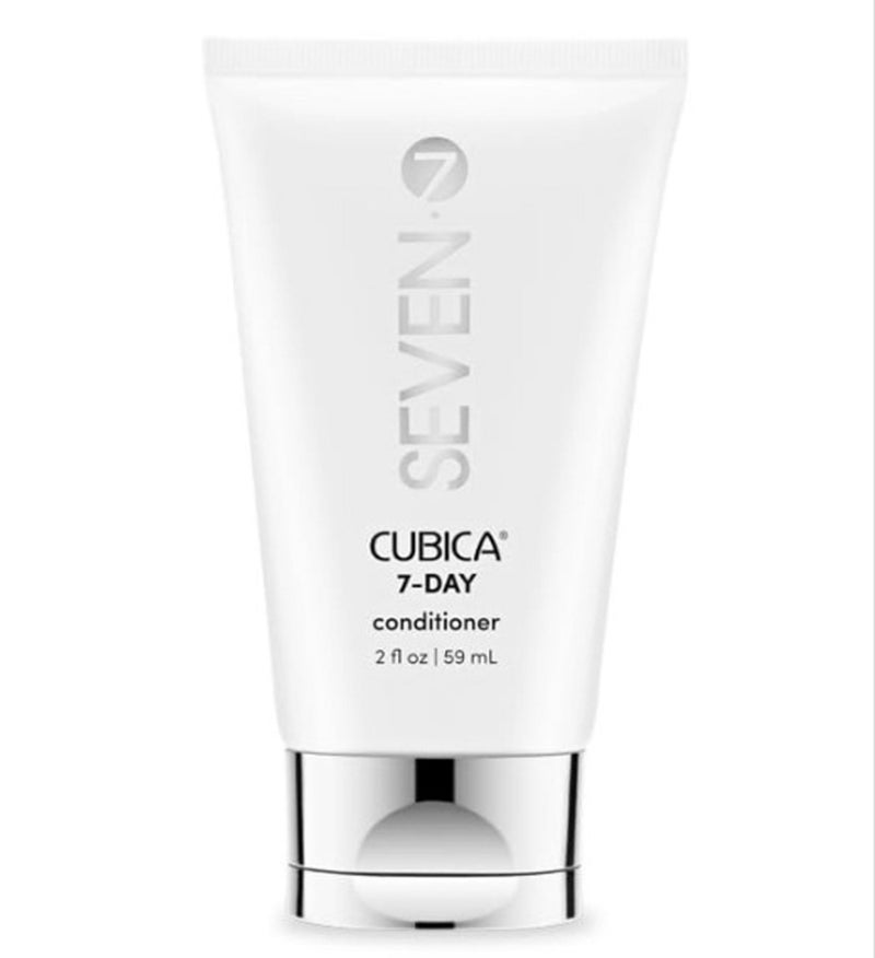 SEVEN Haircare Cubica 7-DAY Conditioner for Women + Men, Detangle and Moisturize Hair, Sulfate + Paraben Free, Cruelty Free with Honey, Shea Butter & Pro Vitamin B5, Made in USA, 2 oz