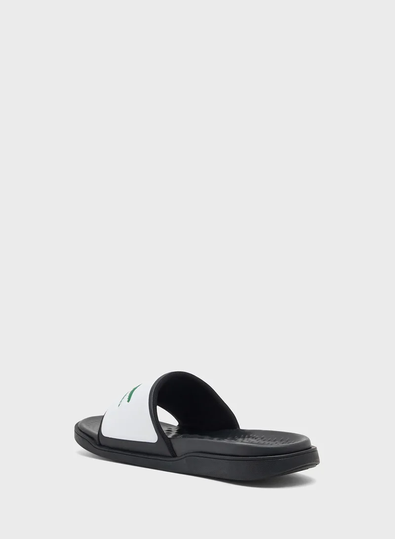 LACOSTE Logo Casual Slides