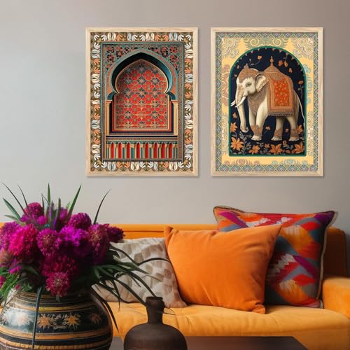 Kotart Traditional Indian Wall Art Paintings for Living Room | Paintings For Home Decoration| Framed Wall Painting for Home Room Bedroom Office Wall Décor| Painting For Home Decoration (Art 4, (10x13 inch), Framed) - Image 4