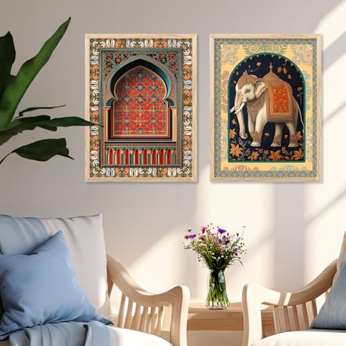Kotart Traditional Indian Wall Art Paintings for Living Room | Paintings For Home Decoration| Framed Wall Painting for Home Room Bedroom Office Wall Décor| Painting For Home Decoration (Art 4, (10x13 inch), Framed) - Image 5