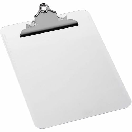 Business Source Sparco Products 01860 Clipboard, Plastic, 9-Inch x12-Inch, Clear - Image 5