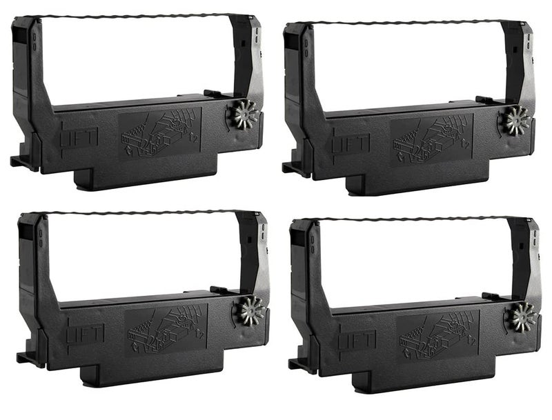 VAVIA Ep ERC 38 Cartridge Ribbon Compatible for Epson TM-300,TM U210D,TM U220D TM-U220 TM-U220-B (Black 4) - Image 1