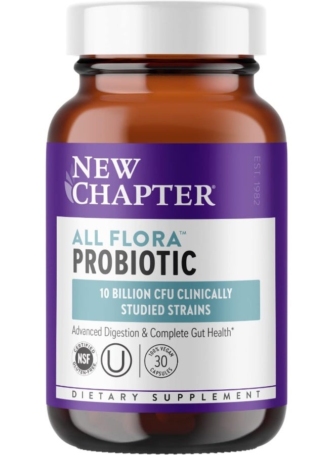 New Chapter Probiotic All-Flora - 30 Ct (1 Month Supply) - Image 1
