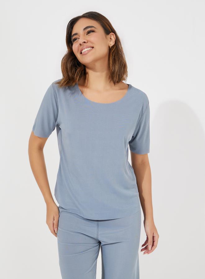 Take Two Texture Seamless T-Shirt & Pyjama Set - Image 3