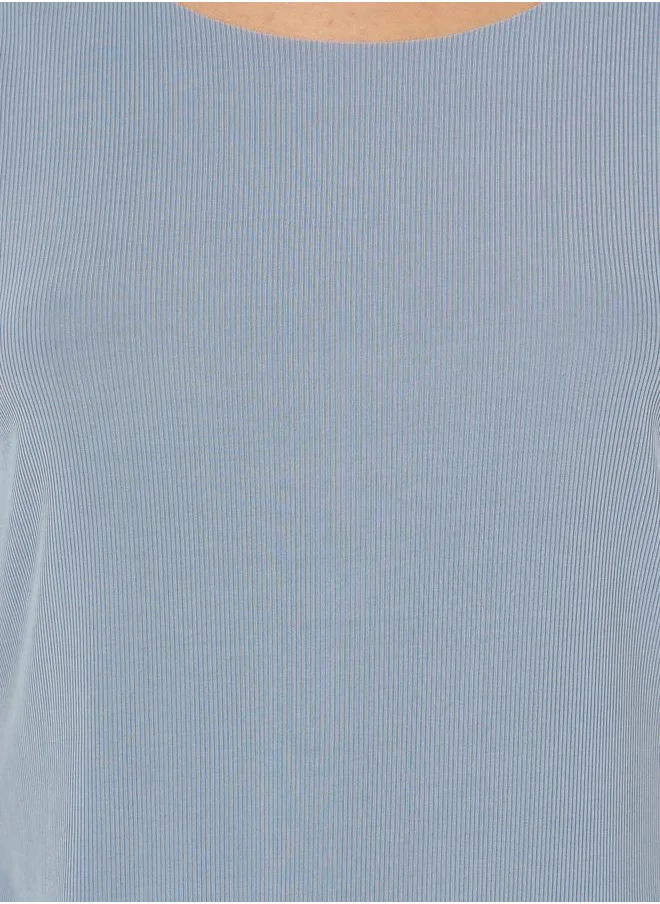 Styli Texture Seamless T-Shirt & Pyjama Set