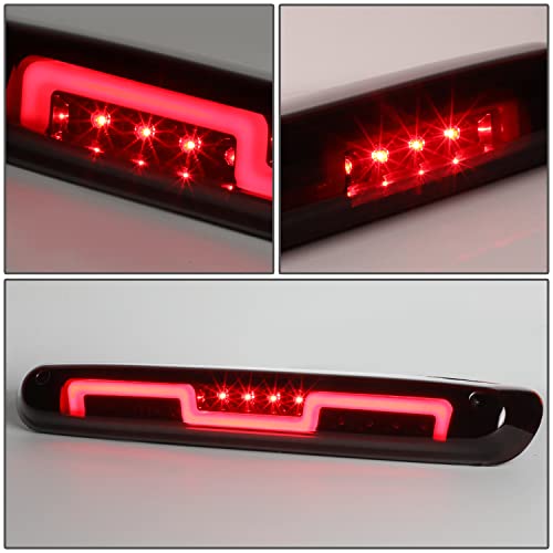 NUVISION LIGHTING 3BL-ZTL-004-DR Super Bright LED 2-Stage Sequential High Mount 3rd Third Brake Light Smoked Lens Compatible with 07-14 Silverado/Sierra,Dark Red Lens - Image 3
