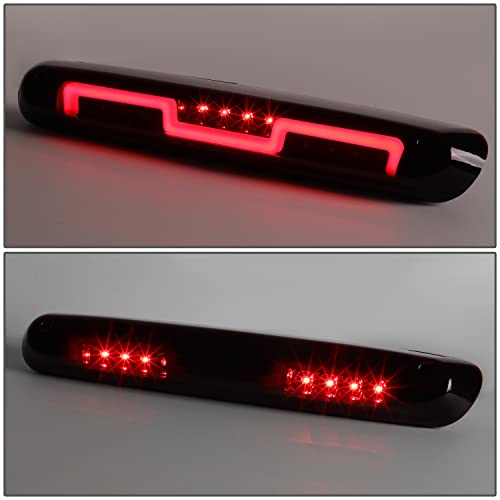 NUVISION LIGHTING 3BL-ZTL-004-DR Super Bright LED 2-Stage Sequential High Mount 3rd Third Brake Light Smoked Lens Compatible with 07-14 Silverado/Sierra,Dark Red Lens - Image 4