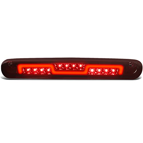 NUVISION LIGHTING 3BL-ZTL-004-DR Super Bright LED 2-Stage Sequential High Mount 3rd Third Brake Light Smoked Lens Compatible with 07-14 Silverado/Sierra,Dark Red Lens - Image 1