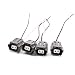 CNUPSM Fuel Injector Connector Plug Wire 2Pin 06A973722 4Pcs Compatible With VW Audi A4 A6 Golf Jetta Skoda Seat - Image 2