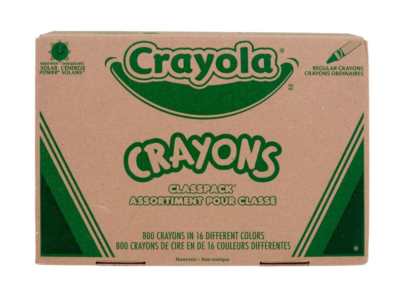 Crayola Bulk Crayon Classpack - 800ct (16 Colors), Back to School Supplies, Kids Crayons, Teacher Classroom Must Haves, 3+ - Image 1
