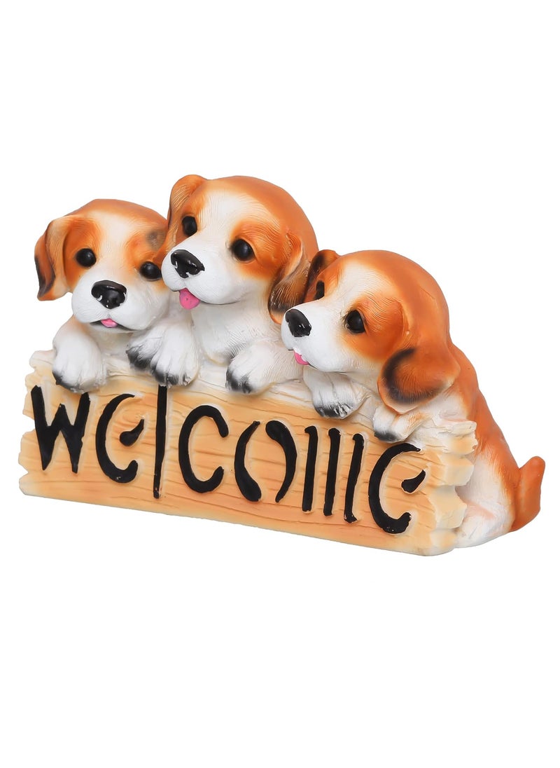 Webelkart Webelkart Designer Cute Three Friends Puppy Showpiece Figurine Gifts-7.50 Inches, Best Gift for Valentines, Gift for Dog Lovers  - Image 3