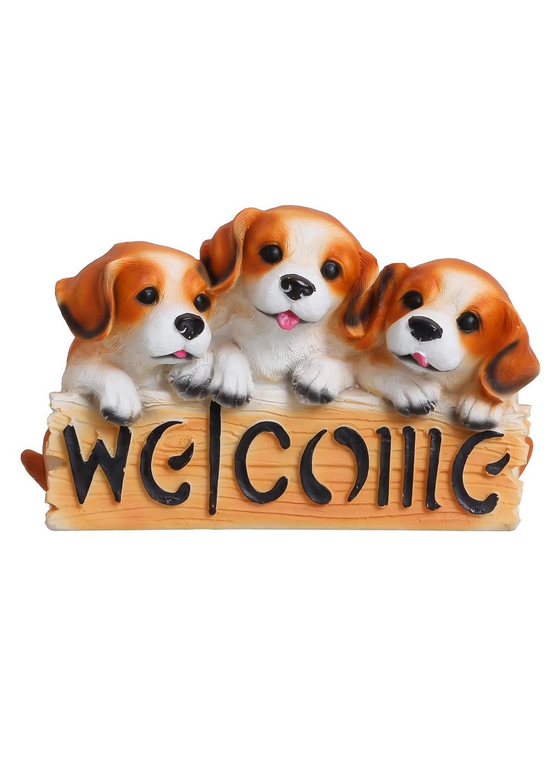 Webelkart Webelkart Designer Cute Three Friends Puppy Showpiece Figurine Gifts-7.50 Inches, Best Gift for Valentines, Gift for Dog Lovers  - Image 2