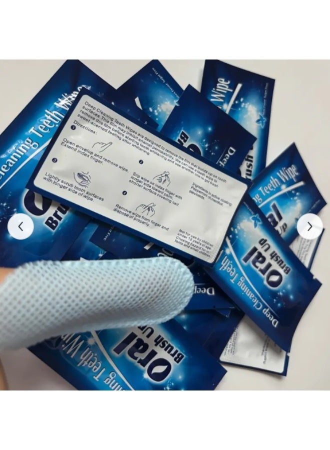 Disposable Finger Tooth Wipes & Brush 30PCS - Image 3