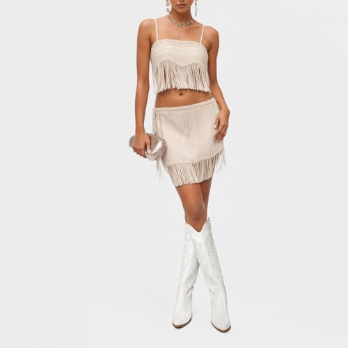 Ouepiano White Cowgirl Boots Women Cowboy Knee High Tall Boots Chunky Heel Pointed Toe Pull-On Western Wide Calf Boats Country Fashion (White, Size 9) - Image 5