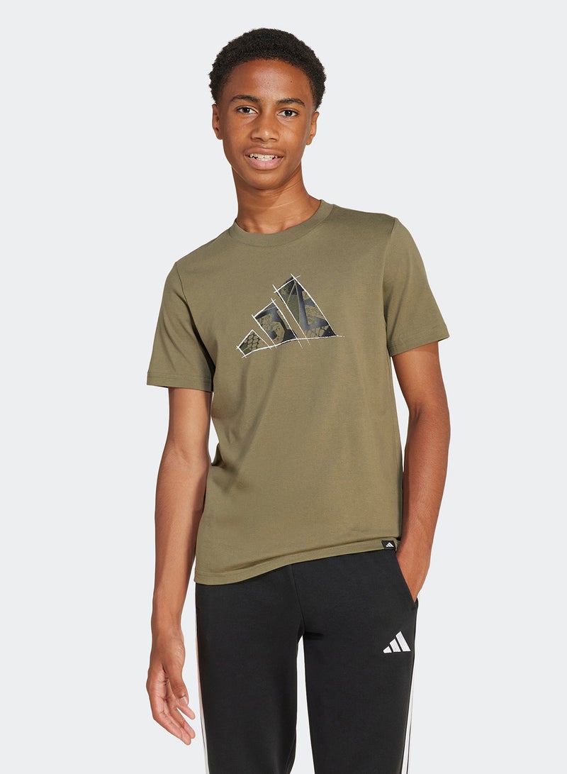 Adidas Youth Codes Photoreal Logo Graphic T-Shirt - Image 3