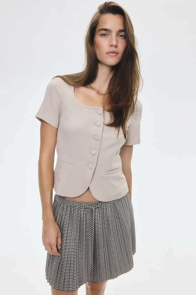 H&M Button-front top