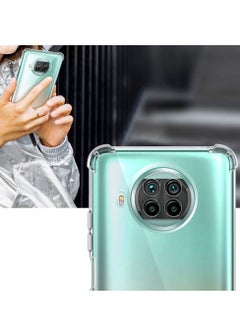 CATANES جراب شفاف واقٍ من مادة TPU بأربع زوايا لهاتف Xiaomi Mi 10i 5G، جراب شفاف ناعم  - Image 5