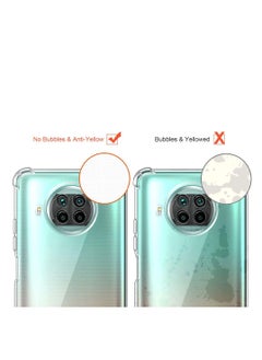 CATANES جراب شفاف واقٍ من مادة TPU بأربع زوايا لهاتف Xiaomi Mi 10i 5G، جراب شفاف ناعم  - Image 4