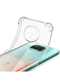 CATANES جراب شفاف واقٍ من مادة TPU بأربع زوايا لهاتف Xiaomi Mi 10i 5G، جراب شفاف ناعم  - Image 3