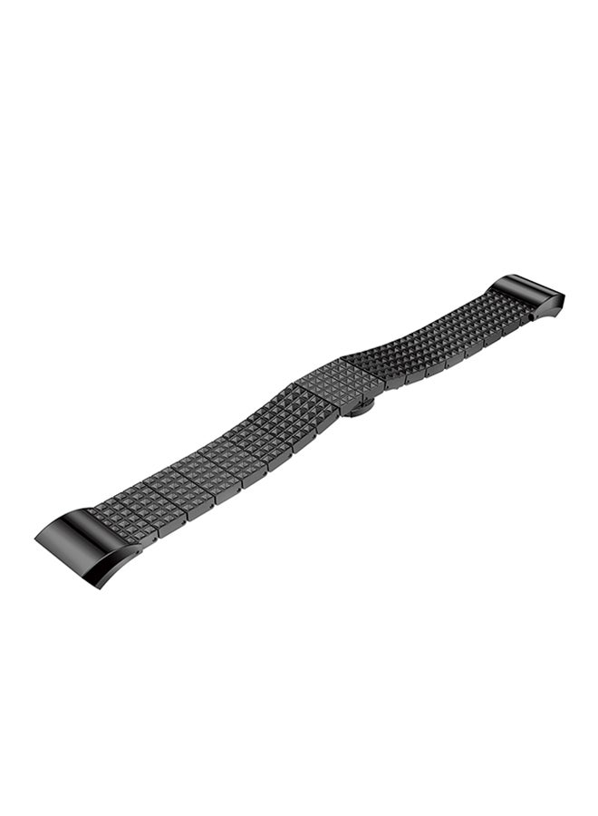 ISank Replacement Watch Band For Fitbit Charge 2 Black - Image 2