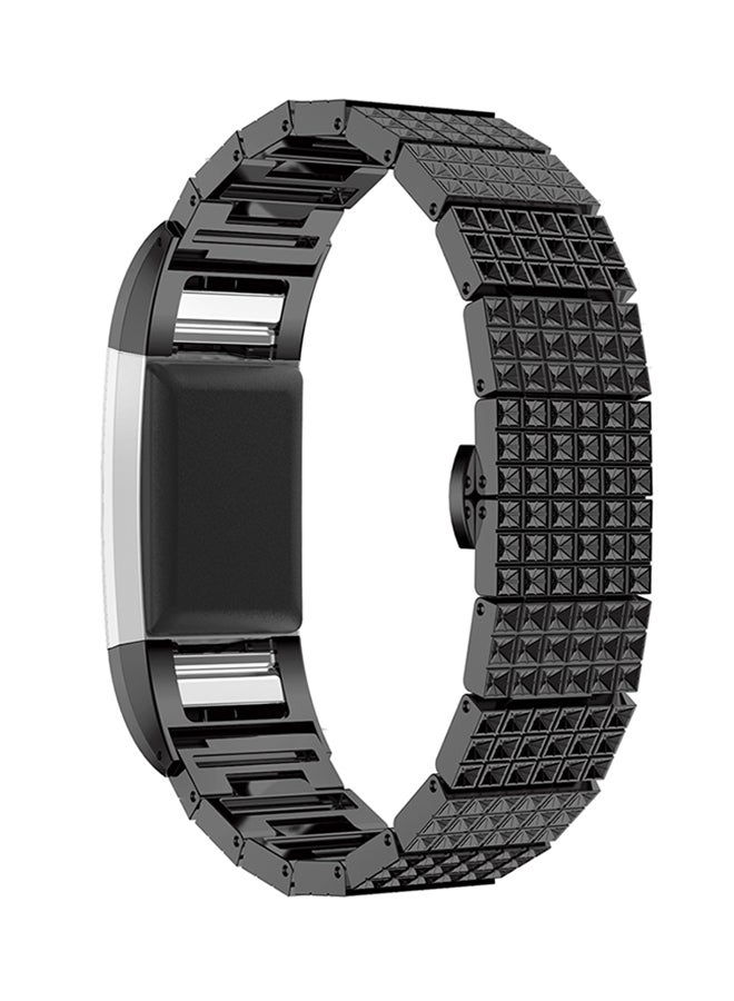 ISank Replacement Watch Band For Fitbit Charge 2 Black - Image 3