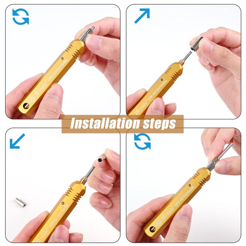 JRready DRK-HD10A(09990000012) HARTING Connector Pin Tool KIT Contacts Extractor Tool Terminal Extraction Tool KIT Removal Harting/TE Heavy duty HAN D 10A Solid Contacts, Inner diameter of tube:0.018 - Image 4