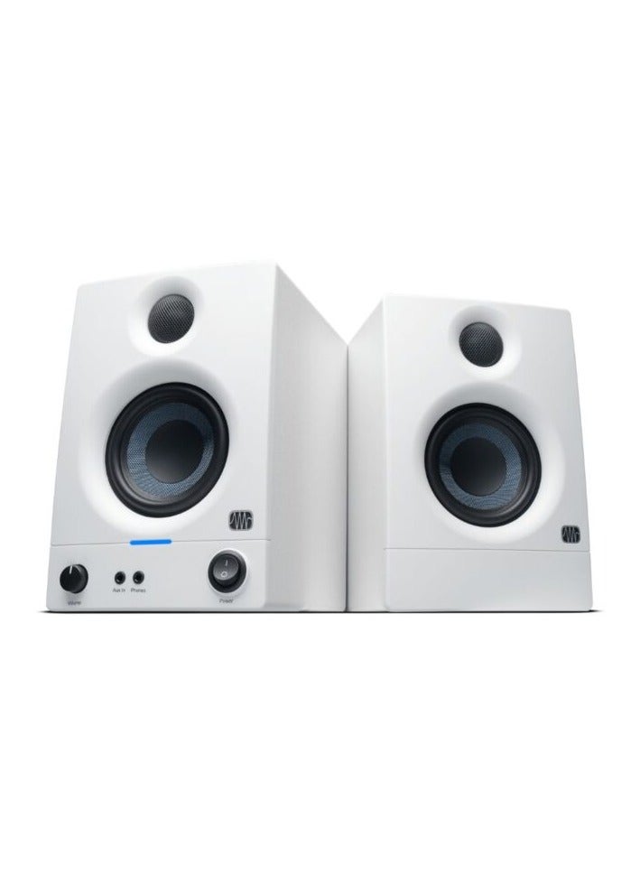 PreSonus Eris E3.5 3.5-inch Powered Studio Monitors – 2nd Generation (White) - Image 3