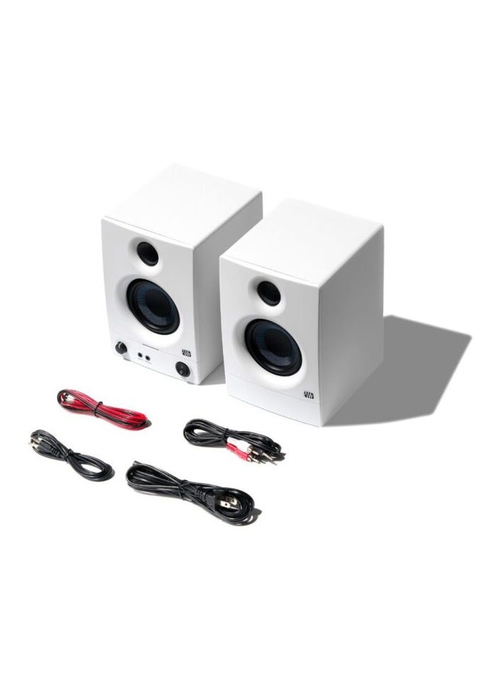 PreSonus Eris E3.5 3.5-inch Powered Studio Monitors – 2nd Generation (White) - Image 5