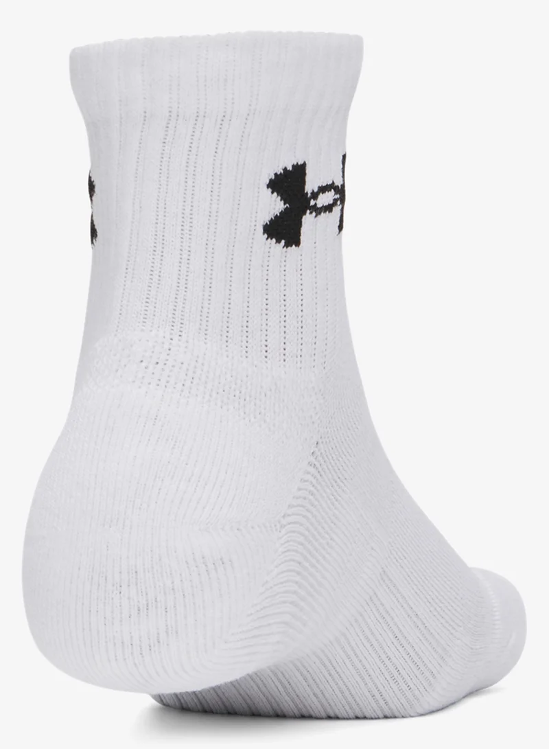 UNDER ARMOUR 3 Pack Performance Quarter Socks