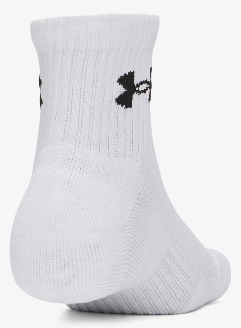 UNDER ARMOUR 3 Pack Performance Quarter Socks - Image 2