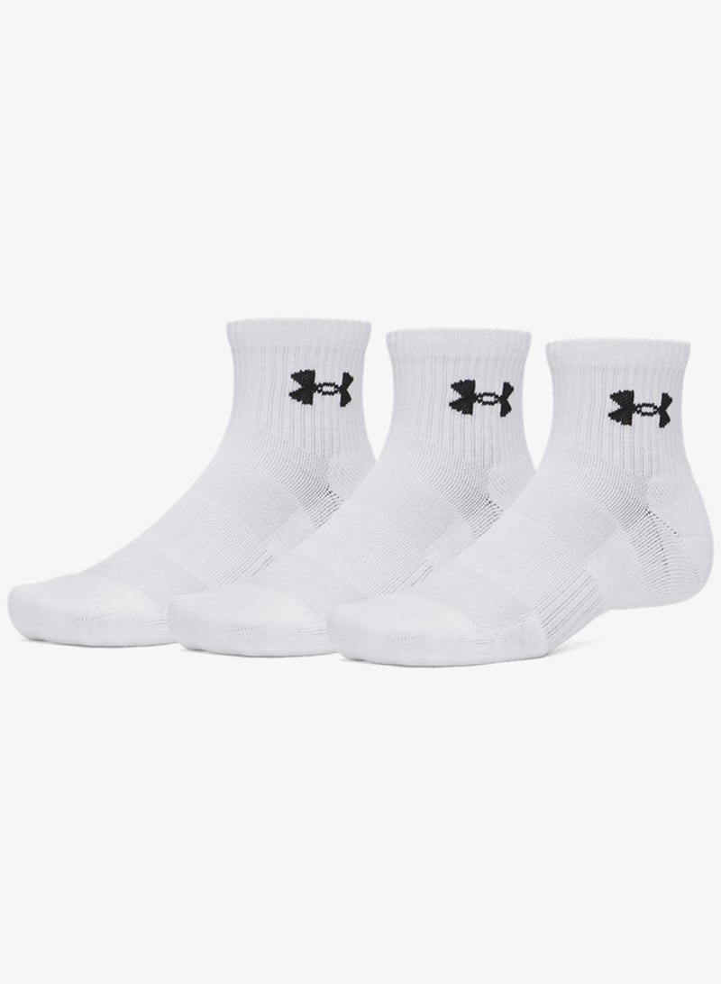 UNDER ARMOUR 3 Pack Performance Quarter Socks - Image 3