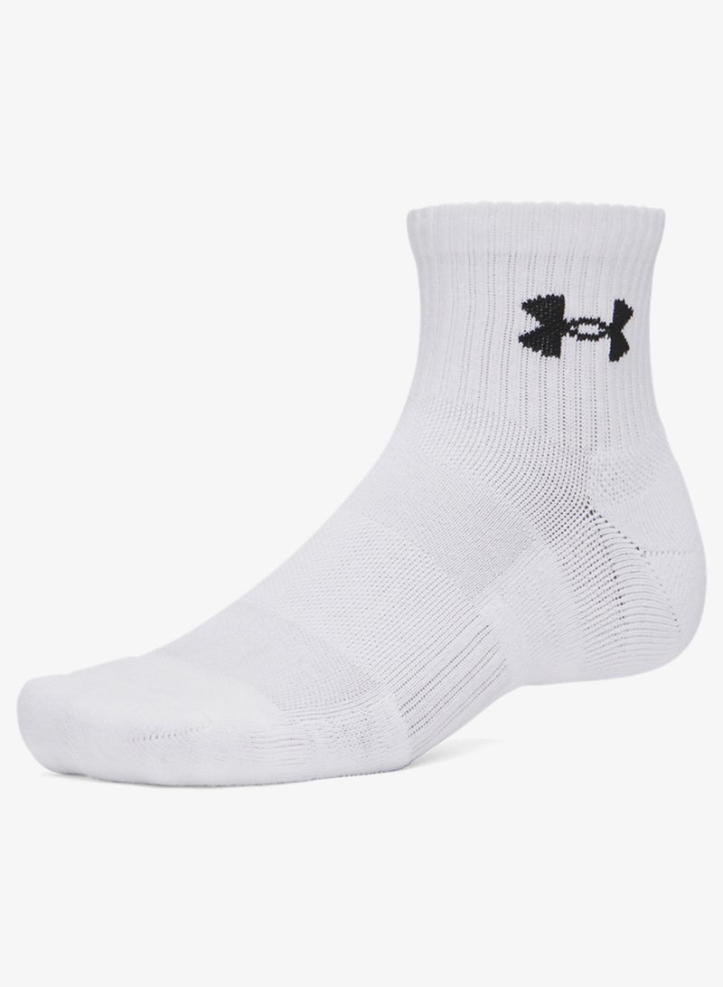 UNDER ARMOUR 3 Pack Performance Quarter Socks - Image 1