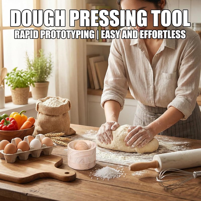 Multipurpose Dough Press Homemade Pastries and Dumplings Easy Grip Gadget Chinese Pierogi Tool - Image 2