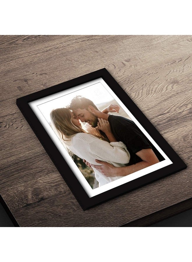 Art Street Synthetic Wall Photo Frame, Bedroom, Office, Living Room (10 inches x 12 inches, Matted to 8 inches x 10 inches, Black) - Image 2