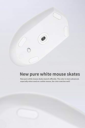 HOTLINE GAMES HOTLINEGAMES 2Sets 3.0 Plus Rounded Curved Edges Mouse Feet Skates Compatible with Zowie ZA13 / ZA13B Gaming Mouse feet Replacement (0.7mm,Smooth Glide Pads,Pure White PTFE) Professional Mice Upgrade - Image 3