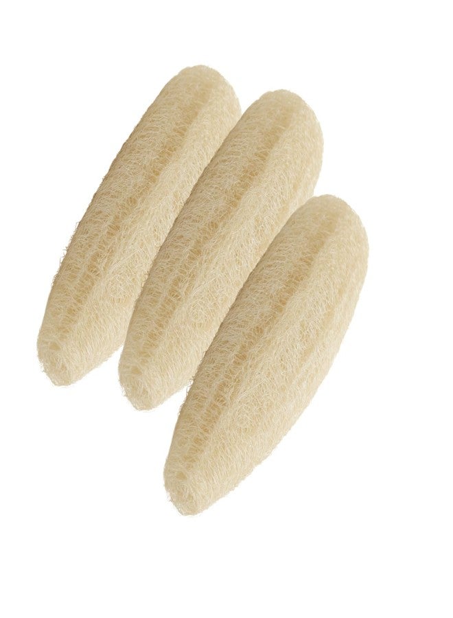 ORRIC Natural Loofah Sponge 8" Exfoliating Body Scrubber Organic Body Scrub Loofah Sponge for Bathing Bath and Shower Use (Pack of 3) - Image 1