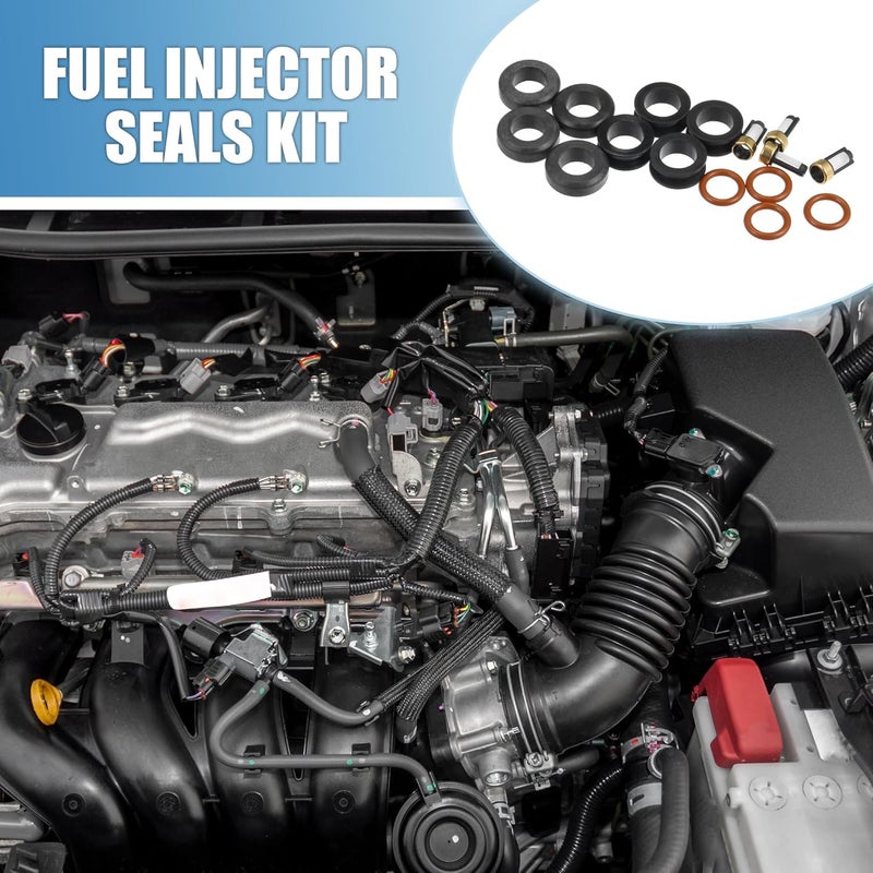 A ABSOPRO Fuel Injector O Rings Seals Repair Kit - Image 2