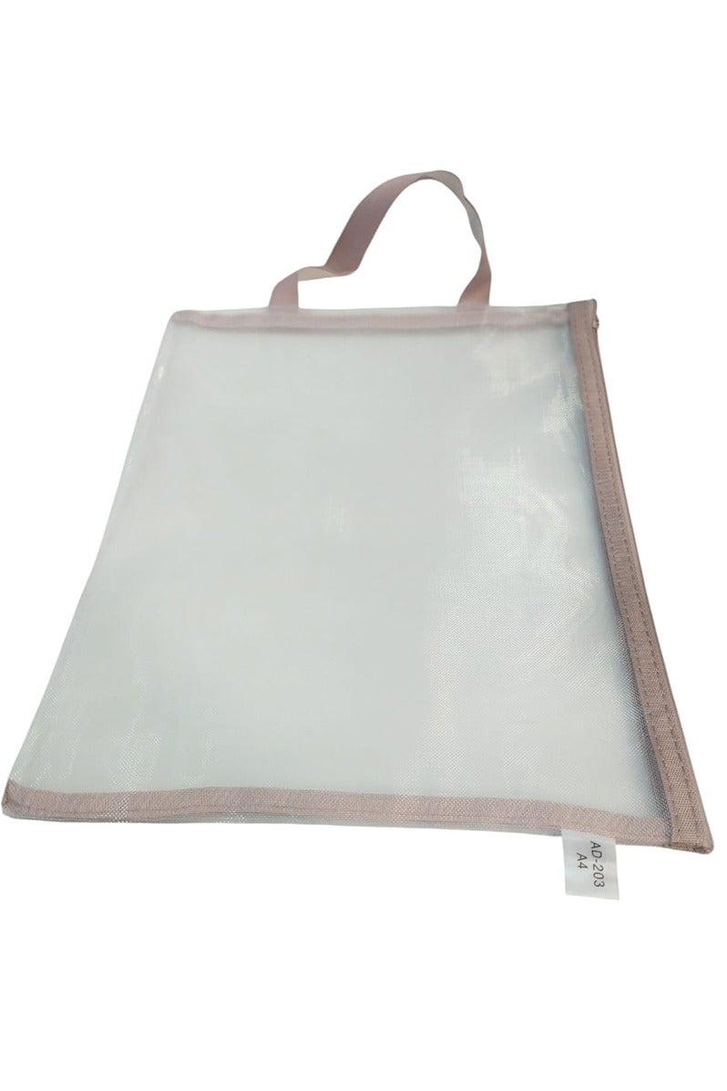 Simba Transparent Plastic Document Bag with Handle – A4 Size – Simba